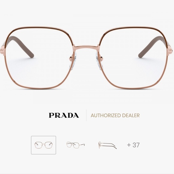 Prada Accessories - NEW Prada PR 56WV 02H1O1 54 Brown/Beige Eyeglasses PRESCRIPTION